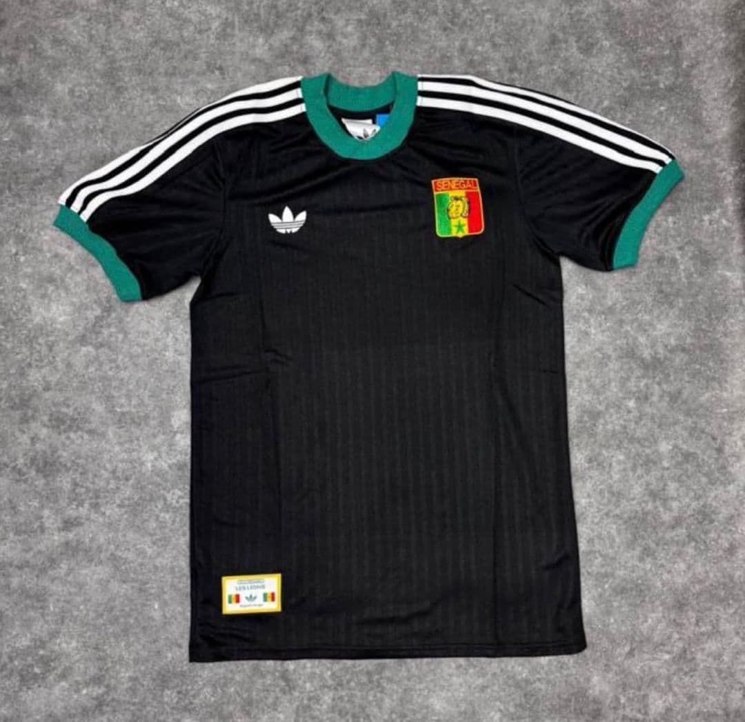 Maillot Sénégal rétro Caire 86, Noir